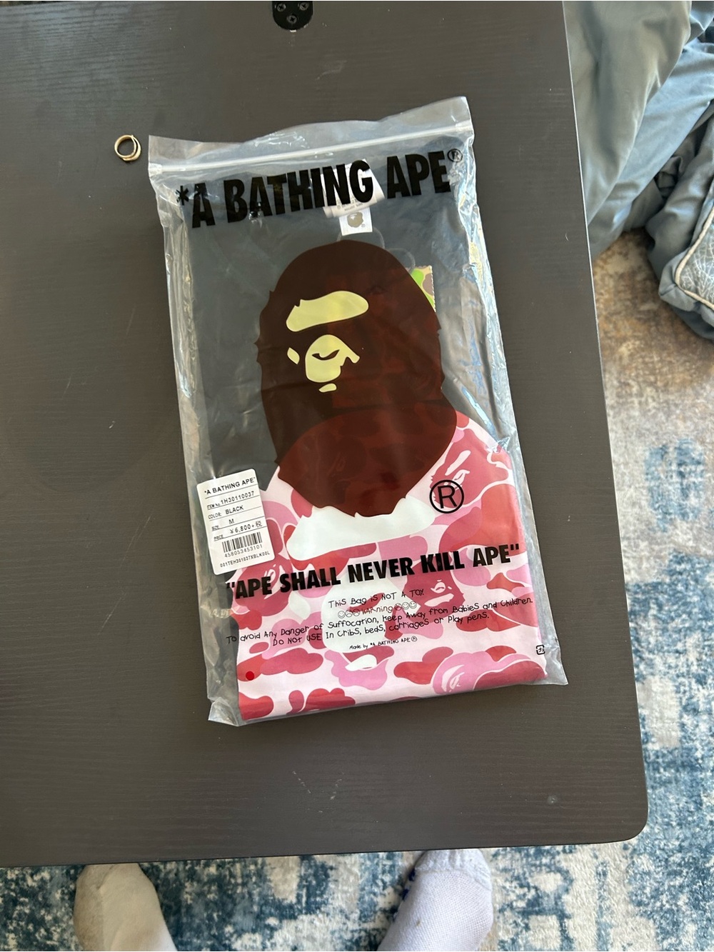 Bape Pink Camo shirt